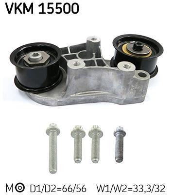 Polea tensora, correa distribución SKF ref. VKM 15500